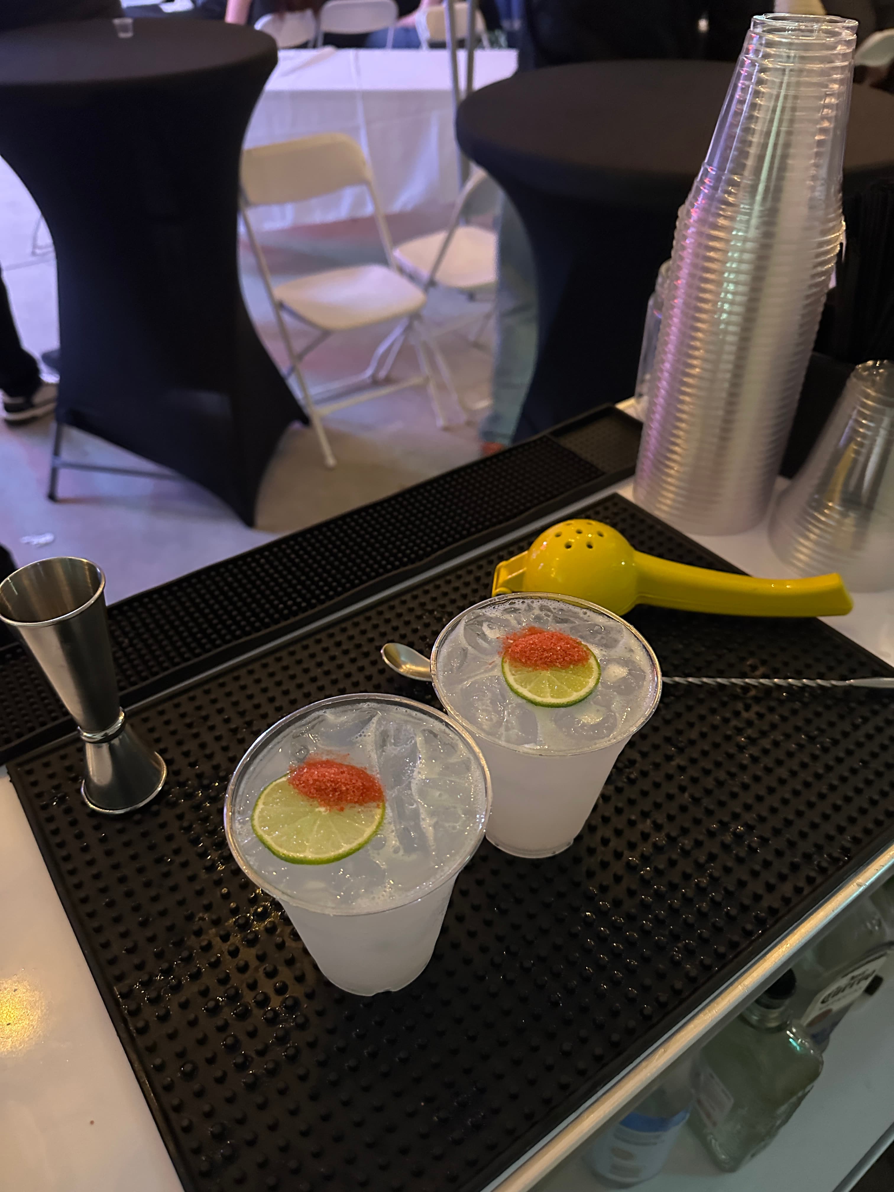 Rimdrip margarita service at a Long Beach event
